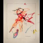 Pedro Alonso Instagram – À bout de souffle #berlín (tríptico con oil stick,grafito y purpurina sobre papel) #yacasi ohmmmmmmmmmn 🦦🔮🐝