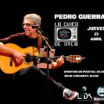 Pedro Guerra Instagram - El próximo Jueves 27 de Abril contaremos con la presencia de Pedro Guerra en nuestro escenario. Consigue tus entradas en entradium