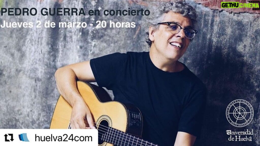 Pedro Guerra Instagram - #Repost @huelva24com with @use.repost ・・・ A la venta las entradas para el concierto de Pedro Guerra en la UHU La Universidad de Huelva abre a partir de las 15.00 horas de este martes 31 de enero la venta de entradas para el concierto que ofrecerá el cantautor canario Pedro Guerra el próximo 2 de marzo. https://huelva24.com/art/168829/a-la-venta-las-entradas-para-el-concierto-de-pedro-guerra-en-la-uhu @unihuelva @culturauhu @pedro_guerra #Huelva