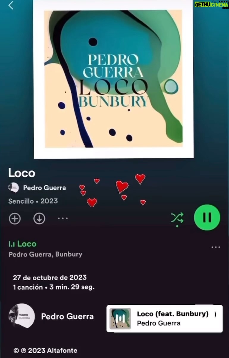 Pedro Guerra Instagram - Loco @pedro_guerra @bunburyoficial Gracias 🙏🏻