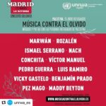Pedro Guerra Instagram - #Repost @unrwa_es with @use.repost ・・・ ♥️ Este cartel no es sólo eso. Este cartel contiene el arte, el amor, la solidaridad y el buen hacer de personas que la noche del 15 de mayo van a entregar su música y su palabra a las personas refugiadas de #Palestina. Claramente, no es un cartel cualquiera. Marwán es el mago que lo ha conseguido y junto a él cada una de las personas que estáis agotando las entradas, y con ello haciendo un donativo vital, completáis un círculo de solidaridad irrompible. El 15 de mayo vamos cantarlo muy alto: NO ESTÁIS SOLOS y @marwanoficial @rozalenmusic @serranoismael @nachsoyyo @oficialconchita @victormanuel_of @pedro_guerra @luisramiro @vicky_gastelo @benjaminprado_ @lucaspezmago y @maddybeyton serán lxs maestros que nos guíen. A todxs ellos, y las personas que nos acompañaréis, de corazón: GRACIAS. Va a ser una noche tan especial.
