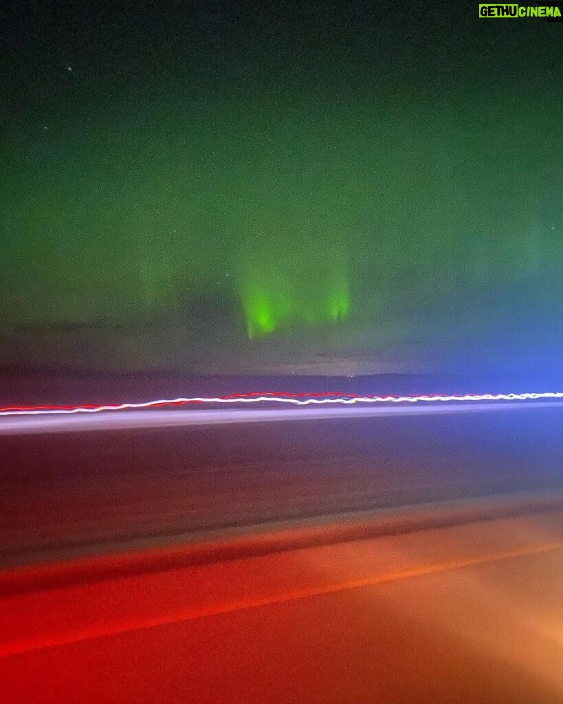 Pedro Pascal Instagram - Just the northern fuhgin lights casually showing up on my drive #Canada