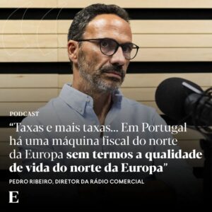 Pedro Ribeiro Instagram - Nasceu em 1971, em Lisboa. A telefonia esteve presente desde sempre, e desde pequeno que sabia que queria “dar na rádio”. Também quis ser jogador do Benfica, mas só teve espaço para cumprir um sonho. Desde 1996 que acorda às 5h30 da manhã e há 18 anos que é diretor da Rádio Comercial. Numa conversa com Bernardo Ferrão, no podcast Geração 70, fala abertamente sobre os desafios da rádio, das “falências trágicas da democracia portuguesa” e admite que não confia nos políticos - "existe um país e coisas para resolver, acordem para a vida e cresçam”. 

Ouça o episódio na íntegra nas plataformas habituais de podcast e através do link na bio do @jornalexpresso 

📷 @j0sefernandes/Expresso

#podcast #geração70 #pedroribeiro #politica #radiocomercial #bernardoferrao #portugal