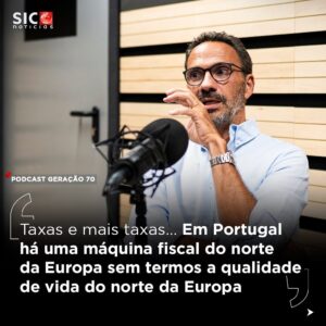 Pedro Ribeiro Instagram - Pedro Ribeiro, diretor da Rádio Comercial, é o novo convidado do podcast Geração 70.

Numa conversa com Bernardo Ferrão, revela o “desencanto absoluto” com os políticos, aponta a “máquina fiscal do norte da Europa” e as sucessivas desilusões da democracia portuguesa, com referência ao “pântano” de António Guterres e à “saída para a Europa” de Durão Barroso.

Ouça o episódio completo através do link na bio. 

#podcast #geracao70 #portugal #politica #impostos #taxes #governo #radiocomercial #atualidade #radio #pedroribeiro #news #sicnoticias