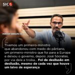 Pedro Ribeiro Instagram - Pedro Ribeiro, diretor da Rádio Comercial, é o novo convidado do podcast Geração 70. Numa conversa com Bernardo Ferrão, revela o “desencanto absoluto” com os políticos, aponta a “máquina fiscal do norte da Europa” e as sucessivas desilusões da democracia portuguesa, com referência ao “pântano” de António Guterres e à “saída para a Europa” de Durão Barroso. Ouça o episódio completo através do link na bio. #podcast #geracao70 #portugal #politica #impostos #taxes #governo #radiocomercial #atualidade #radio #pedroribeiro #news #sicnoticias