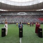 Pelé Instagram - Hoje, lembramos a homenagem prestada pela CBF ao Rei antes do pontapé inicial da Supercopa do Brasil. Palmeiras e Flamengo também prestaram uma homenagem à sua maneira, protagonizando um verdadeiro espetáculo do futebol. Nós, da Fundação Pelé, queremos agradecer à CBF, ao presidente Ednaldo Rodrigues, e aos dois clubes pelo carinho e pela homenagem, além de todos os fãs que mantém sua memória viva a cada ida ao estádio. Momentos como esse nos mostram que o legado do Rei será eternamente lembrado e celebrado, principalmente quando podemos ver suas filhas, Flávia e Kely, carregando parte dele. . Today, we remember the tribute paid by CBF to O Rei before the Supercopa do Brasil kickoff. Palmeiras and Flamengo also paid tribute in their own way, performing in a truly amazing soccer match. We, at the Pelé Foundation, would like to thank CBF, to president Ednaldo Rodrigues, and the two clubs for their affection and tribute, and all of his fans, who keep his memory alive everytime they go to a stadium. Moments like this show us that Pelé's legacy will be forever remembered and celebrated, especially when we can see his daughters, Flávia and Kely, carrying part of it.