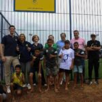 Pelé Instagram – We are proud Cruyff Court Pelé has been openend in Santos marking the milestone of the 300th Cruyff Court in the world by paying tribute to two legends: Pelé and Cruyff

This court brings opportunities to the kids and will continue to cement the amazing legacy of two of greatest players in history. The bond between Johan and Edson is as strong as ever with this 300th Court.

🇧🇷 
Nós estamos orgulhosos em anunciar que o Cruyff Court Pelé foi aberto em Santos, atingindo a marca de 300 Cruyff Court no mundo, em homenagem a duas lendas: Pelé e Cruyff.

Este espaço traz oportunidades para crianças e continua a consolidar o legado incrível de dois dos maiores jogadores na história. A ligação entre Johan e Edson é maior do que nunca com esta quadra. Santos, Sao Paulo, Brazil