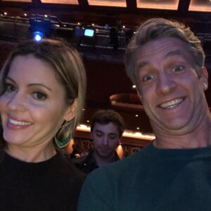 Penn Holderness Instagram - SOOO EXCITED! We came to London, and got tix to the ProductCHIN of Book of Mormon - and the lead is a Carolina Native! What a CoCHINcidence!!!