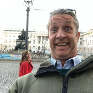 Penn Holderness Instagram - London Update: just found a huge ManCHIN. #doublechinstagram