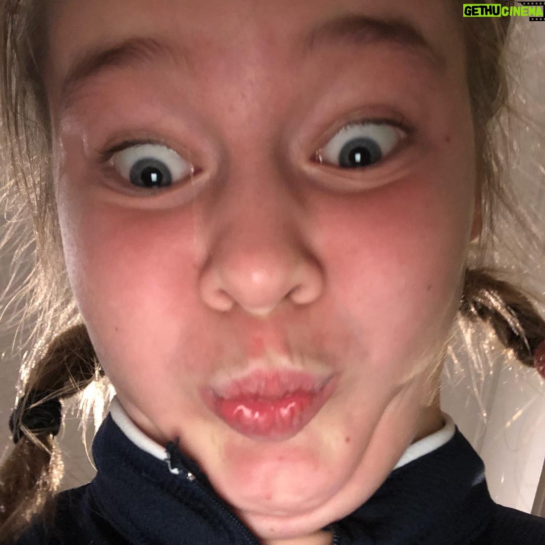 Penn Holderness Instagram - Lola going next level. Duck face plus double chin. #doublechinstagram #proCHINy #sheCHINheritedit