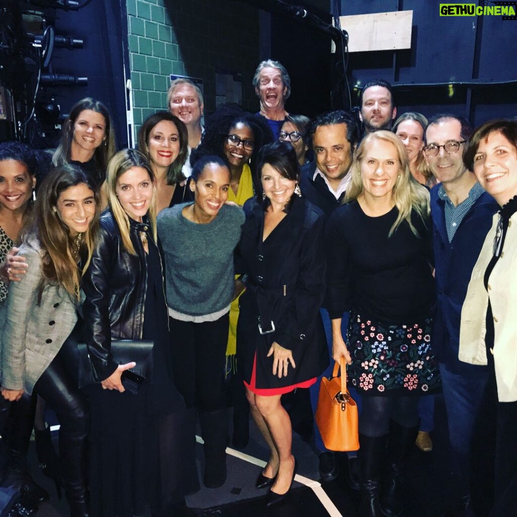 Penn Holderness Instagram - Double Chin photobomb! The woman front and center is @kerrywashington, who killed it in American Son. The double chin in the back, you know who that is. #doublechinstagram Broadway, NYC