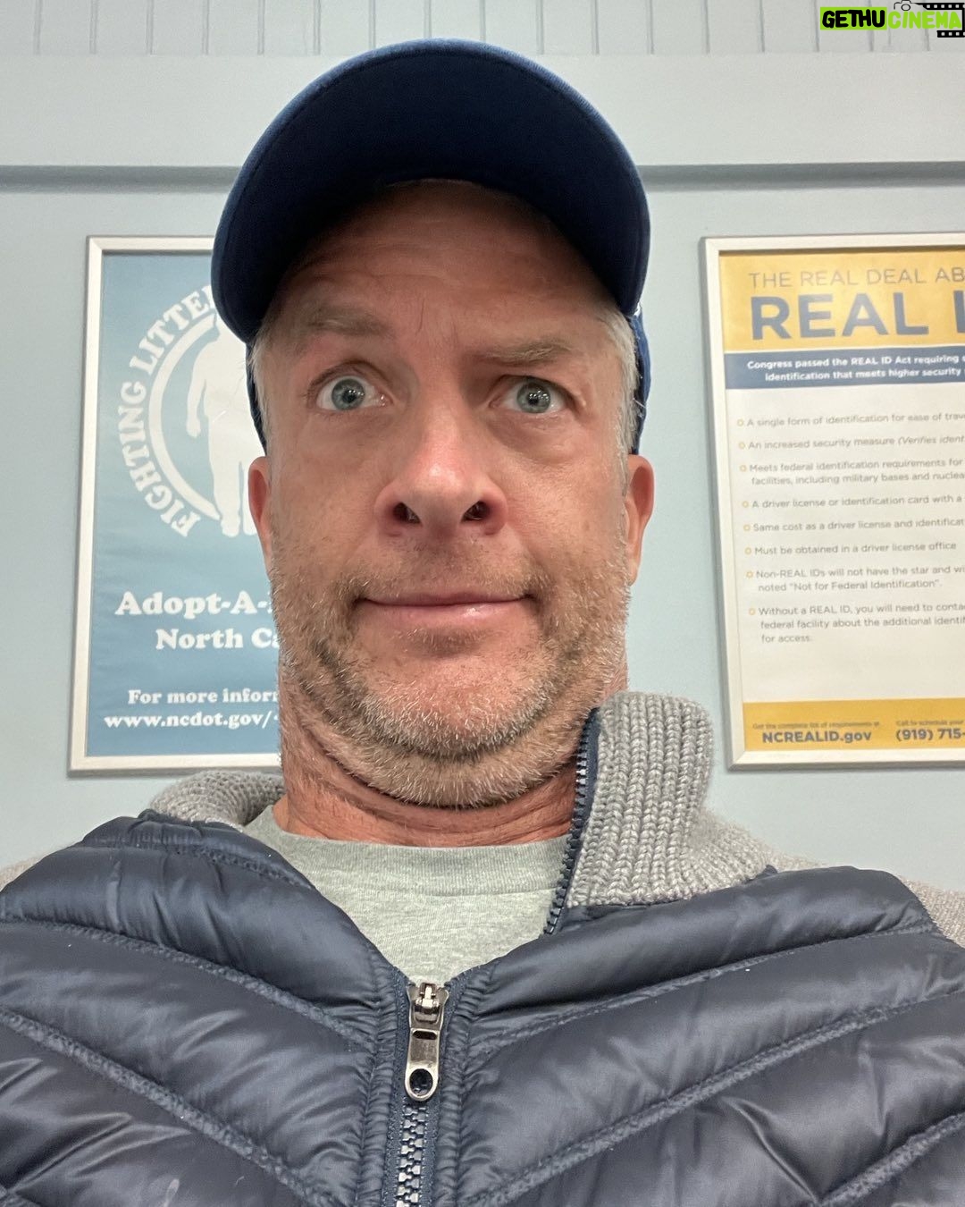 Penn Holderness - 2.5K Likes - TrepidaCHIN. This is the face of a dad whose daughter is at the DMV counter about to get her Permit. She is smart, capable and responsible but I am freaking TERRIFIED