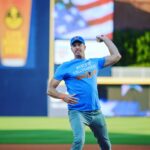 Penn Holderness Instagram - I'm not great at pitCHINg but this was an incredible honor. I've been a @durhambulls fan since I was 3. I swell with pride every time I see that park, and the area around it, and realize how much my hometown has grown. Also I threw this into the dirt and like 3 feet outside.