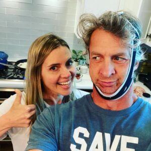 Penn Holderness Instagram - Man this is been a week. Not many reasons to laugh. And then my wife opened a box and gave me this. It’s something from amazon to help my snoring situaCHIN. so yeah. That’s right now. Cool cool cool. Women contain your physical attractCHIN. #doublechinforthewin