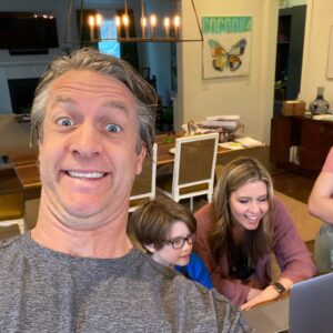 Penn Holderness Instagram - Happy Birthday to my smokin got wife! And thanks to her friends for zooming this morning! We need the interactCHIN. #doublechinstagram