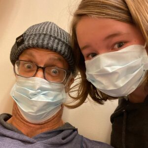 Penn Holderness Instagram - Wait time at the CHINute Clnic- 4 hours and 39 CHINutes. In case you can’t tell we are both double chinning here. #coronavirüs #actuallyjustbronchitis