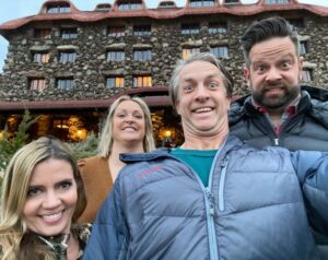 Penn Holderness Instagram - I  love the Grove Park CHINN! first time here but it’s awesome. #doublechinforthewin @jakefehling @pagefehling @theholdernessfamily