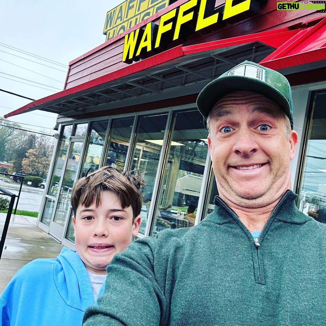 Penn Holderness - 1.7K Likes - We took a visit to the birthplace of Double Chins. I wanted my son to know their oriCHIN story. Also we are depressed because his team has been eliminated from playoff contenCHIN