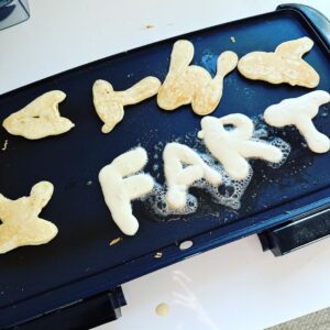 Penn Holderness Instagram - It’s important to start every day with a good breakfast, regardless of its nutriCHINal value