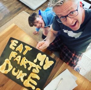 Penn Holderness Instagram - It’s important to start every day with a good breakfast, regardless of its nutriCHINal value