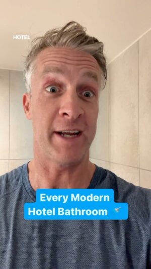 Penn Holderness Instagram - WHY DO THEY DO THIS?🚿#hoteldesign