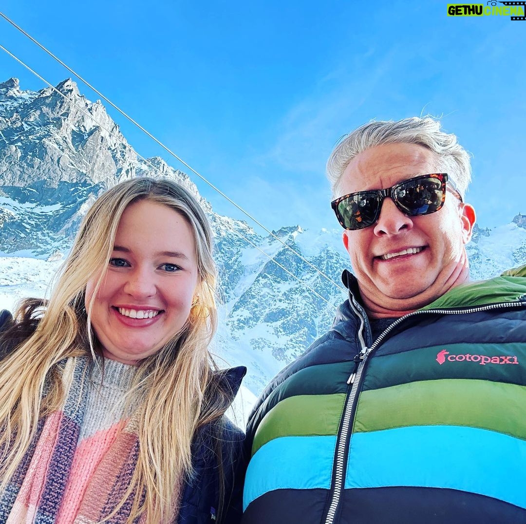Penn Holderness - 4.3K Likes - Greetings from CHINmonix! About to go to the Summit of L’Aiguille du Midi, which is a very high elevaCHIN.