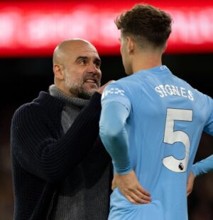 Pep Guardiola Instagram - #premierleague (17)
@mancity 2-2 @cpfc 
#mcicry #mancity