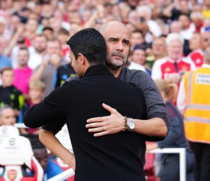 Pep Guardiola Instagram - #premierleague (8)
@arsenal 1-0 @mancity 
#arsmci #mancity