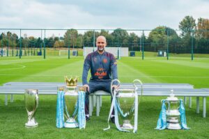 Pep Guardiola Instagram - The boss! 🩵