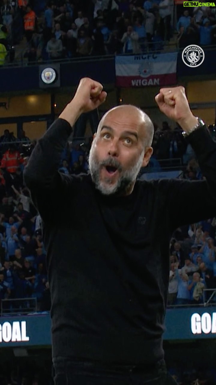 Pep Guardiola Instagram - Never change, Pep! 😄 Etihad Stadium