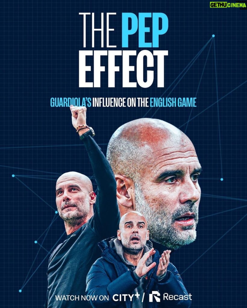 Pep Guardiola Instagram - The Pep Effect is out now! Take a closer look into our most successful manager, @pepteam 🙌 Link in bio to watch 🔗