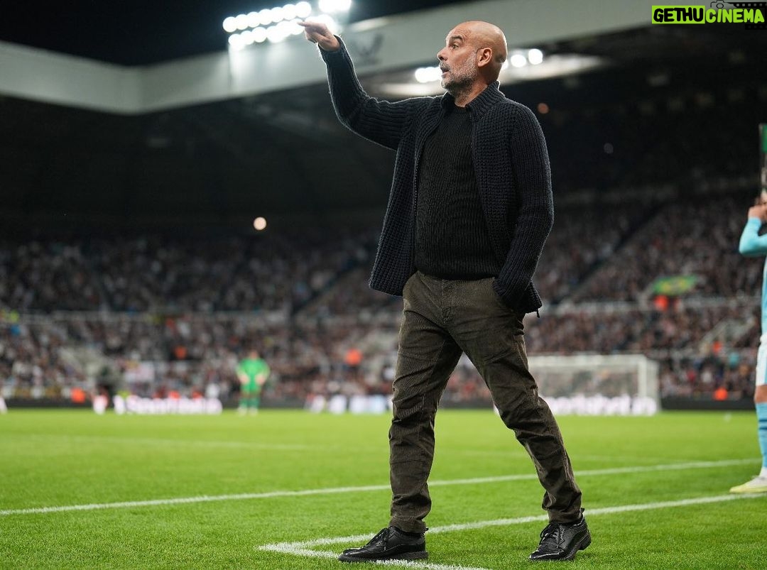 Pep Guardiola Instagram - #carabaocup (Round 3) @nufc 1-0 @mancity #mancity