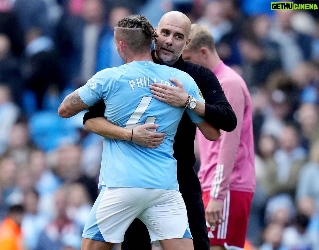Pep Guardiola Instagram - #premierleague (6) @mancity 2-0 @officialnffc #mcinfo #mancity