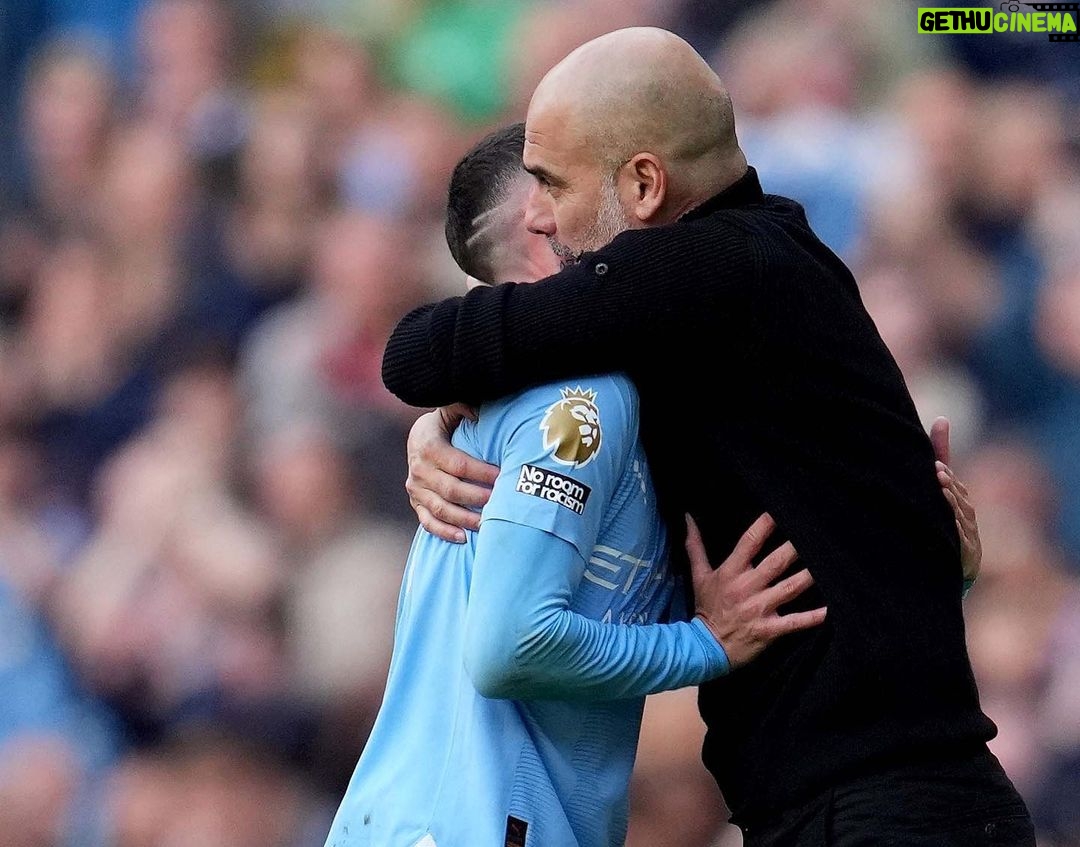 Pep Guardiola Instagram - #premierleague (6) @mancity 2-0 @officialnffc #mcinfo #mancity