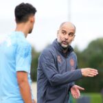 Pep Guardiola Instagram - Back at CFA #mancity 📷 @tomflathers_mcfc