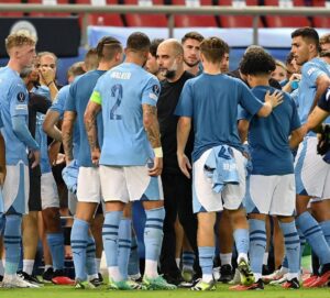 Pep Guardiola Instagram - #uefasupercup Winners!
@mancity 1(5)-1(4) @sevillafc 
#mancity