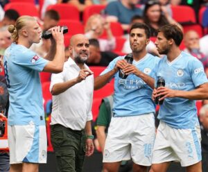 Pep Guardiola Instagram - #communityshield 
@arsenal 1(4)-1(1) @mancity 
#mancity