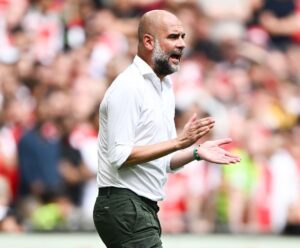 Pep Guardiola Instagram - #communityshield 
@arsenal 1(4)-1(1) @mancity 
#mancity