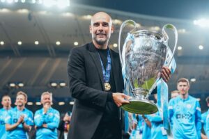 Pep Guardiola Instagram - 22/23 #UCL CHAMPIONS!
@mancity 1-0 @inter 
#uclfinal #mancity