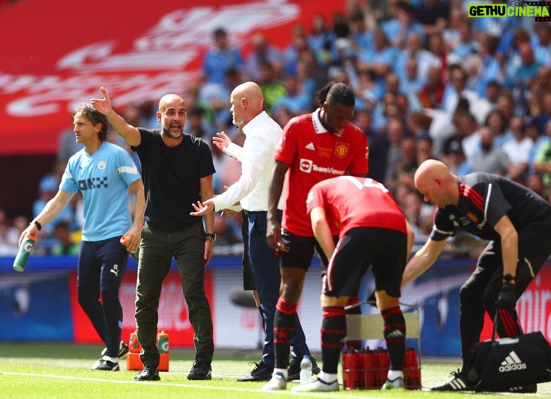 Pep Guardiola - 387.9K Likes - 22/23 #facup Champions!
@mancity 2-1 @manchesterunited
#facupfinal #mancity