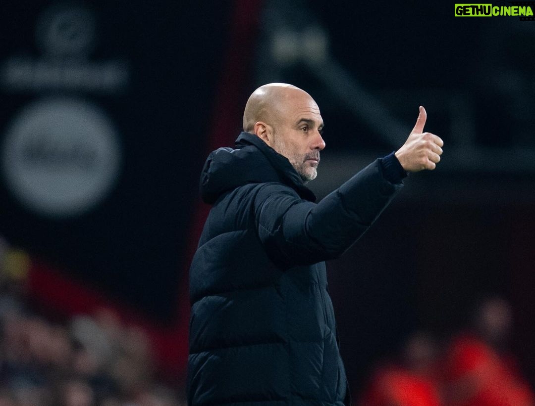 Pep Guardiola Instagram - #premierleague (26) @afcb 0-1 @mancity #boumci #mancity