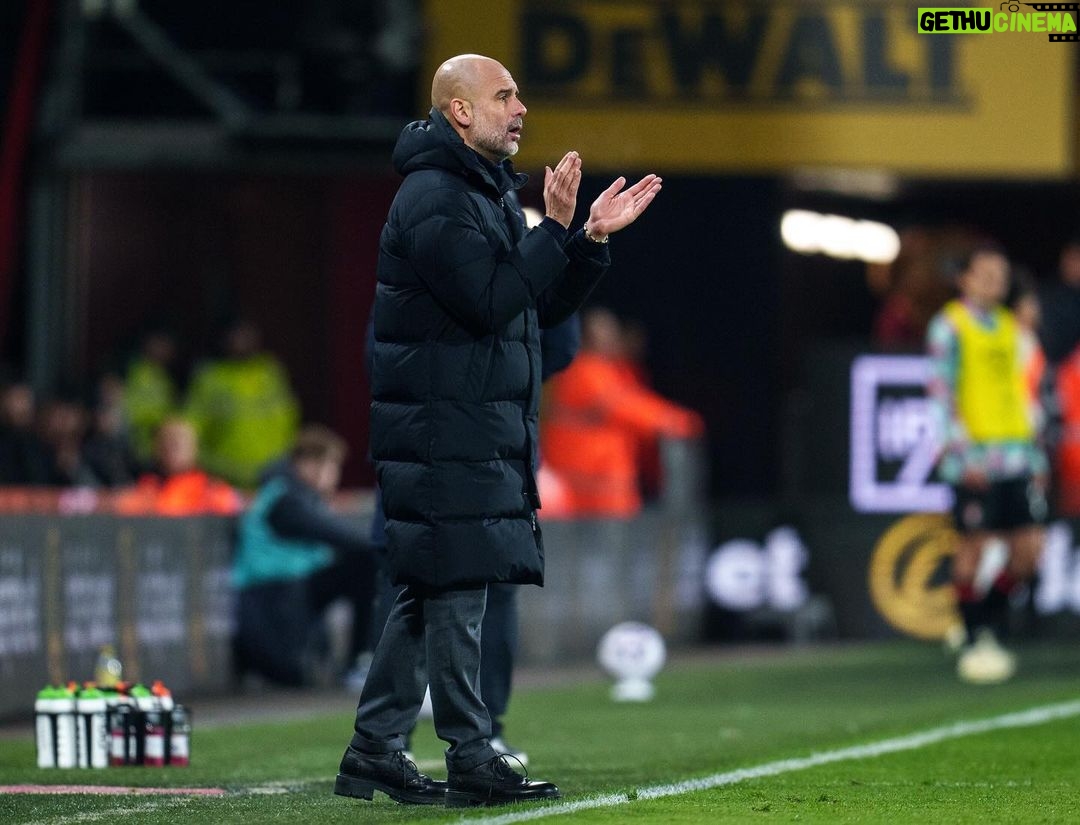 Pep Guardiola Instagram - #premierleague (26) @afcb 0-1 @mancity #boumci #mancity