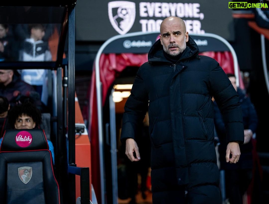 Pep Guardiola Instagram - #premierleague (26) @afcb 0-1 @mancity #boumci #mancity