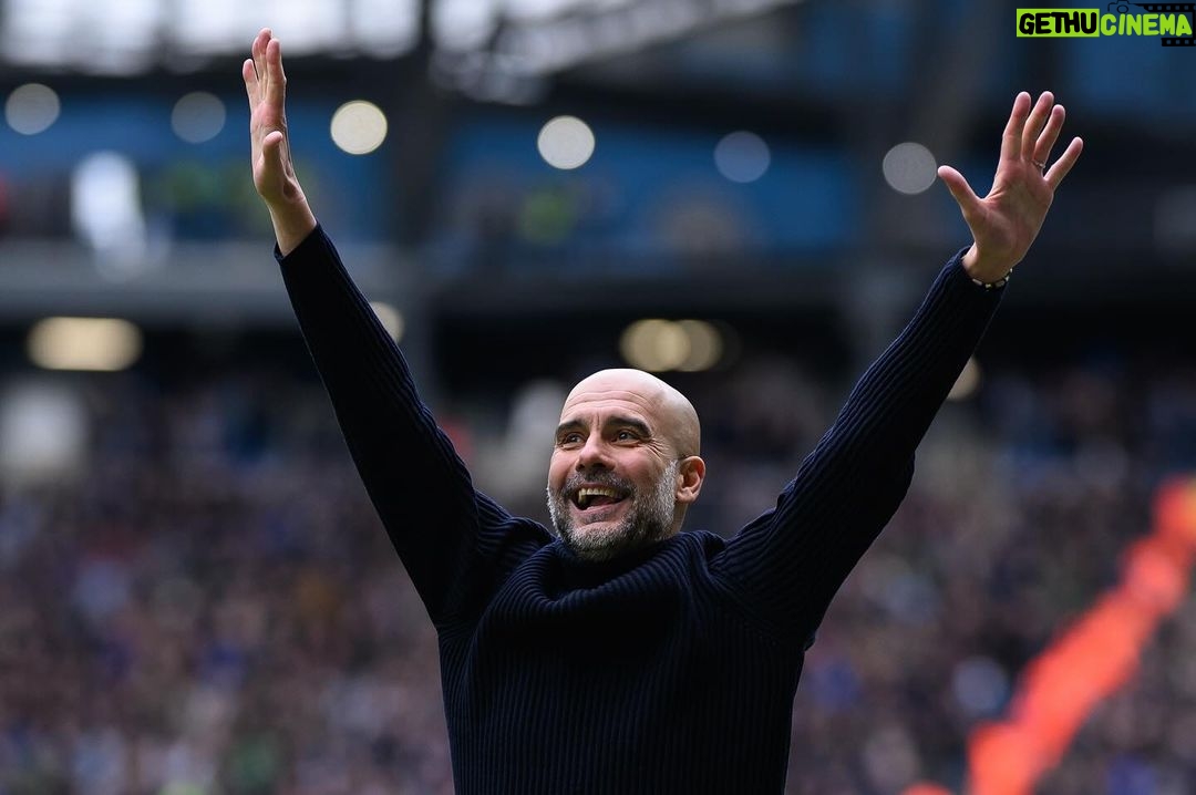 Pep Guardiola Instagram - #premierleague (23) @mancity 2-0 @everton #mcieve #mancity