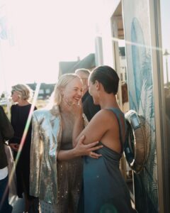 Peri Baumeister Instagram - I went back home full hearted. 💙 Grazie mille @giorgioarmani #armanimare and of course to all involved. So much love in the details. So many interesting and inspiring encounters and amazing food. @sarah___kern @juliahoefner 📸 @lucaspossiede And what a beautiful place Sylt is! Especially with you @luisevonfinckh