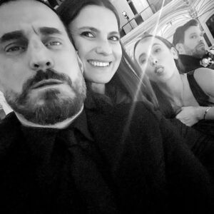 Peri Baumeister Instagram - It 
was 
beautiful
with 
all
of
you 

When my grandmother was a little girl she stayed with my Grandgrandfather a lot @studiobabelsberg Watching him work. 

She still is this little girl sometimes ❤️
( swipe to the last pic) 

Thank you for this lovely evening ✨ @nina.rei 
@cartier x @studiobabelsberg 
👁️ @lottermannfuentes 

🤍 @malve_mgmt  @vivienmangin 
@rominamann 
@baborberlin 
@beautyroutine_berlin @moriyamaprojects 

#ad