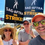 Peri Gilpin Instagram - We’re Union @sagaftra @sagaftrafound @wgawest @wgaeast @tusctogether #sagaftrastrong #wgastrong Hollywood, California