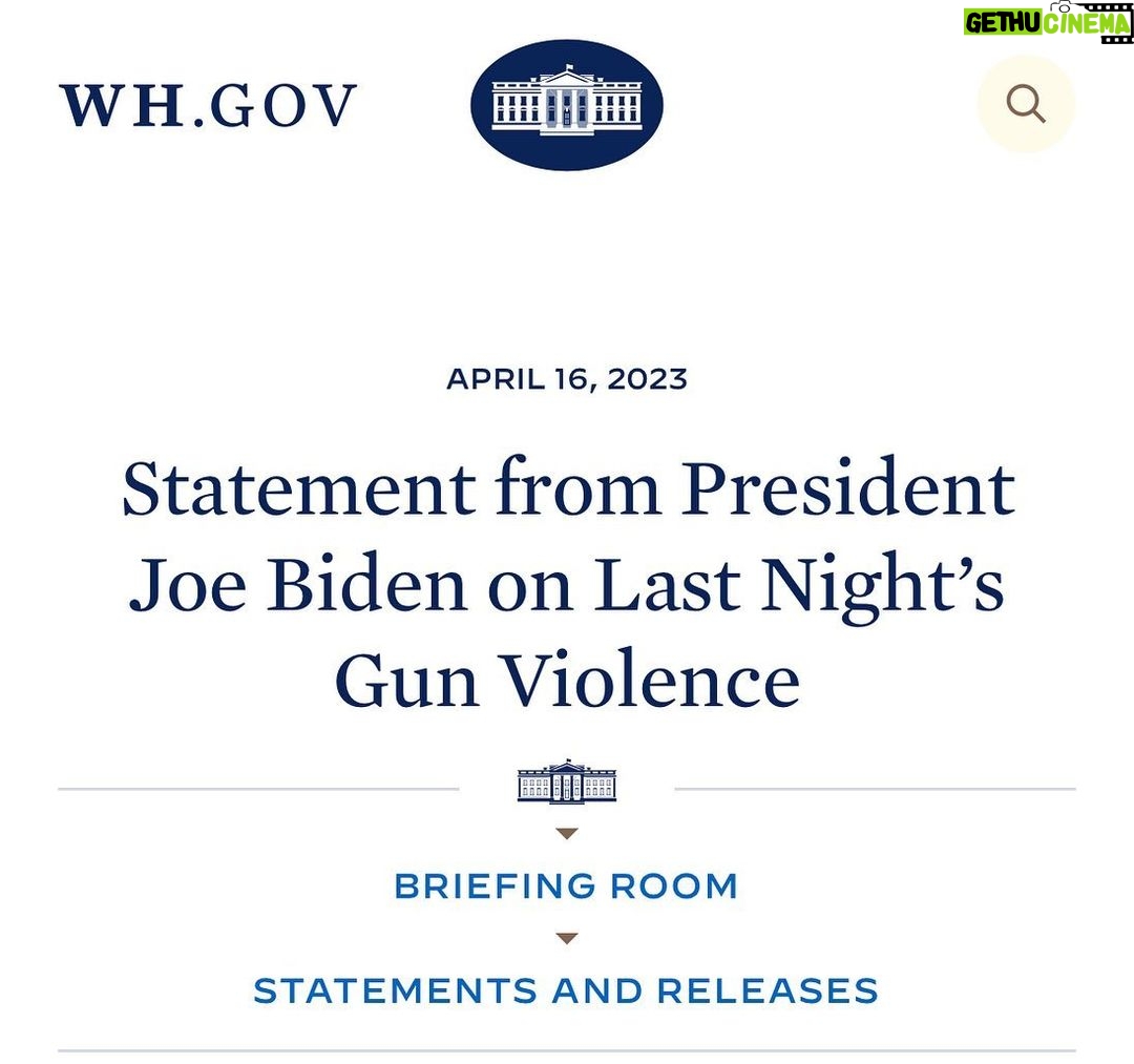 Peri Gilpin Instagram - I’m sorry, just realized it’s difficult to read the most powerful part of President Biden’s statement-“It is within congress’ power to require safe storage of firearms, require background checks for all gun sales, eliminate gun manufacturer’s immunity from liability and ban assault weapons and take action.” For our kids. For their kids. USA