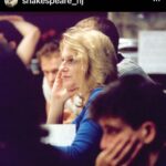 Peri Gilpin Instagram – I love this picture of my extraordinarily brilliant friend, Bonnie Monte-Artistic Director of @shakespeare_nj  doing her thing. Shakespeare Theatre of New Jersey