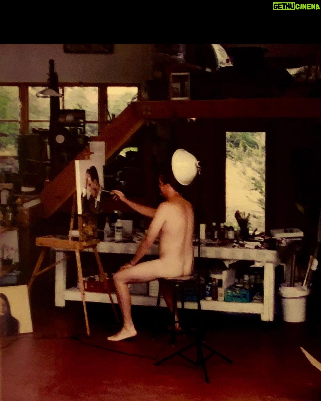 Peri Gilpin - 1.2K Likes - AlwAys so good to see my husband hard at work in the studio 👨🏼🎨🎨